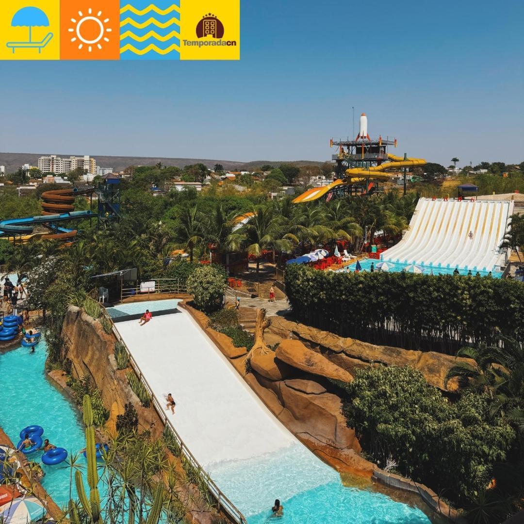 Piazza Com Acesso Ao Acqua Park - Temporadacn L Aparthotel Caldas Novas